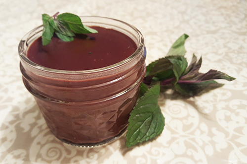 Mint and Coconut Chocolate Sauce