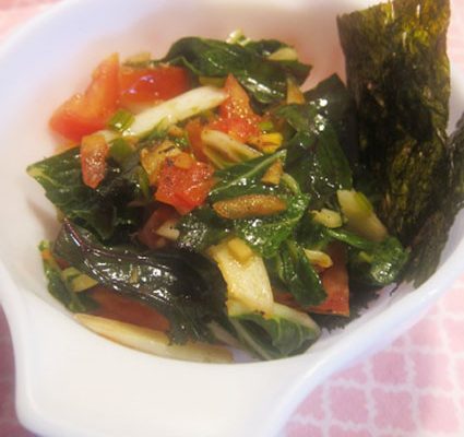 Stir-Fry Bok Choy and Kale