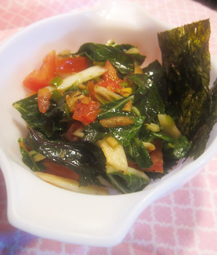Stir-Fry Bok Choy and Kale