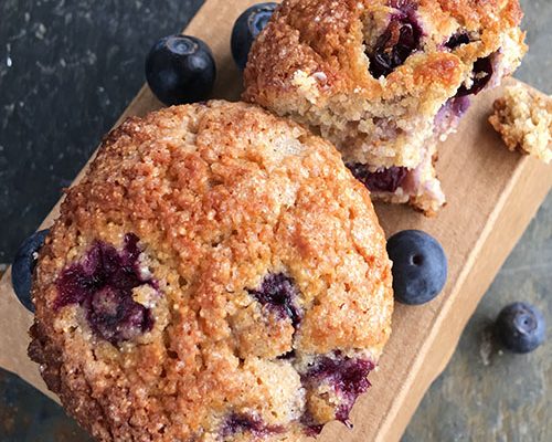 Blissful Blueberry Muffins