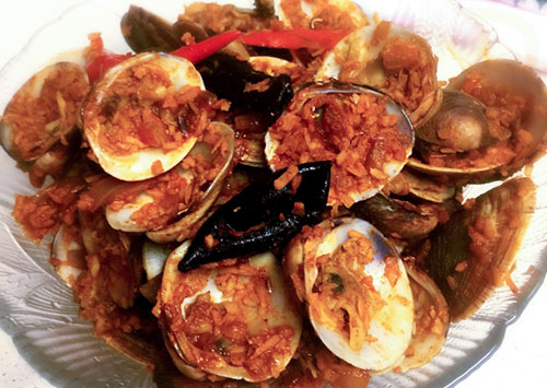 Tisrayanche Suke / Goan Clams Dry