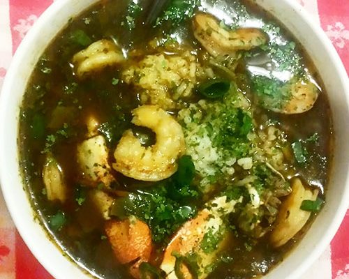 Seafood Gumbo with Coconut Oil Roux